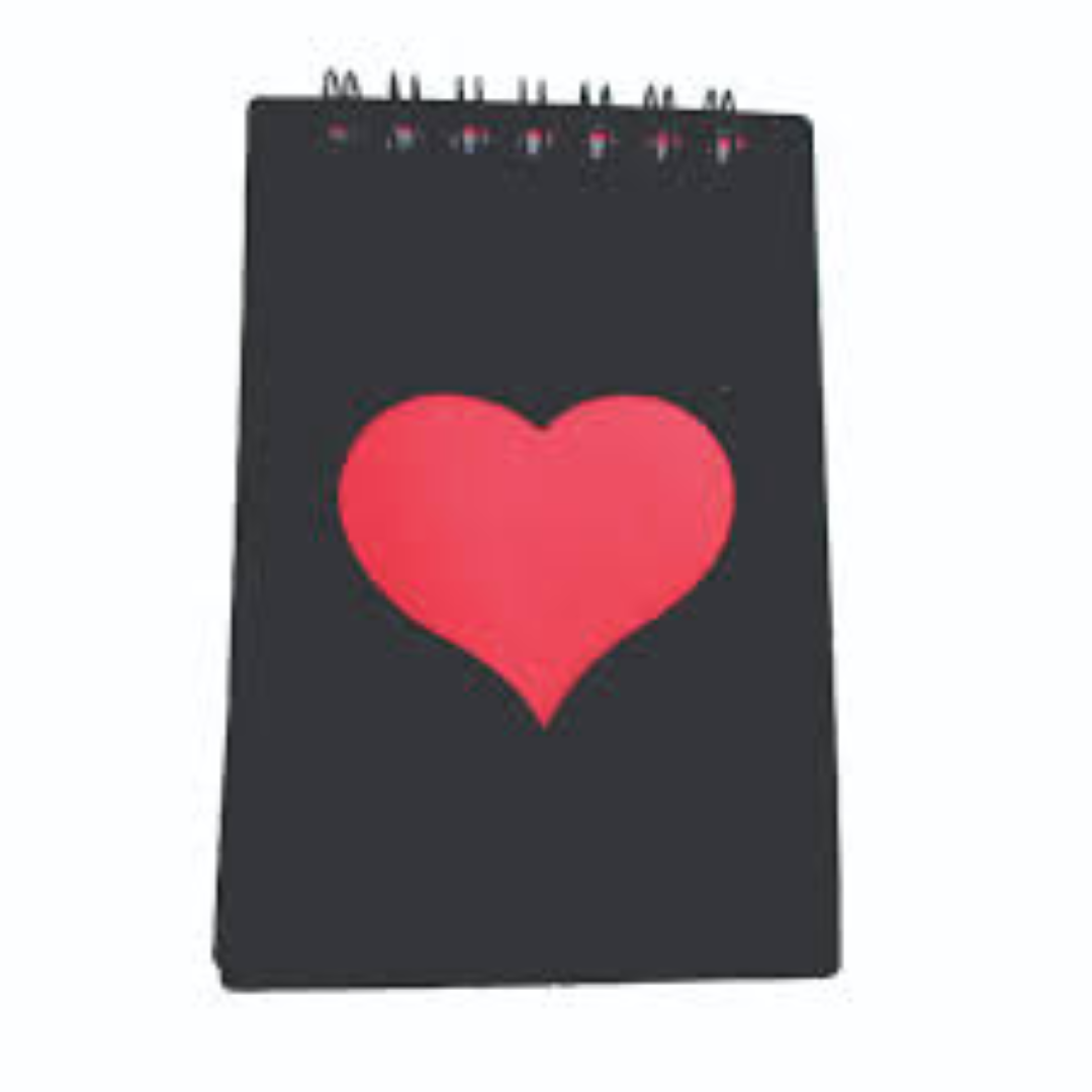 OFFICEPOINT NOTEBOOK HEART A7